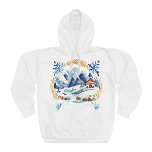 Rugged Starfall Aop Unisex Pullover - Winter Design - Dipaliz - Hoodies