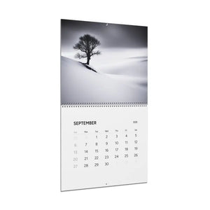 Winter Wonderland Monochrome Calendar 2026 Wall Planner - Dipaliz - Calendars