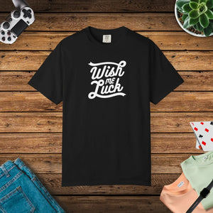 Relaxed Garment Dyed Tee Wish me Luck Cotton - Dipaliz - T-shirts