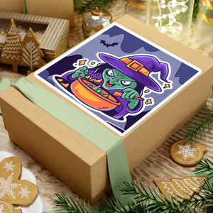 Witch Cooking Kiss-cut Stickers - Vinyl Cauldron - Dipaliz - Decorative