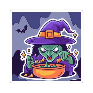 Witch Cooking Kiss-cut Stickers - Vinyl Cauldron - Dipaliz - Decorative