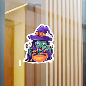 Witch Cooking Vinyl Decals - High-quality White - Dipaliz - Decorative Stickers