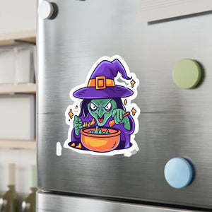 Witch Cooking Vinyl Decals - High-quality White - Dipaliz - Decorative Stickers
