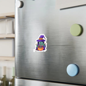 Witch Cooking Vinyl Decals - High-quality White - Dipaliz - Decorative Stickers