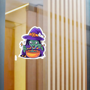Witch Cooking Vinyl Decals - High-quality White - Dipaliz - Decorative Stickers