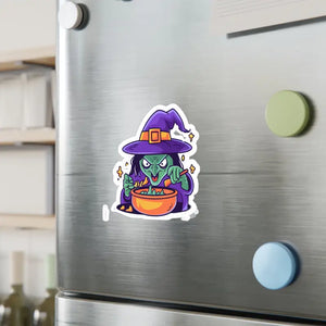 Witch Cooking Vinyl Decals - High Quality White - Dipaliz - Decorative Stickers