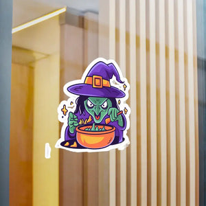 Witch Cooking Vinyl Decals - High Quality White - Dipaliz - Decorative Stickers