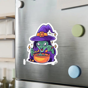 Witch Cooking Vinyl Decals - High Quality White - Dipaliz - Decorative Stickers