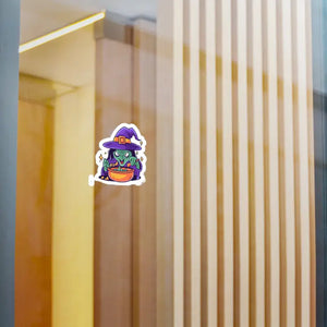 Witch Cooking Vinyl Decals - High Quality White - Dipaliz - Decorative Stickers