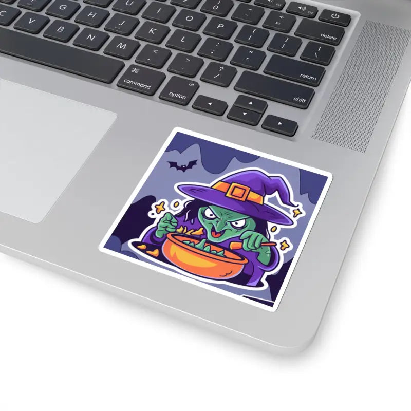 Enchant your World with Witch Cooking Kiss-cut Stickers - 3’’ × / White Paper Products