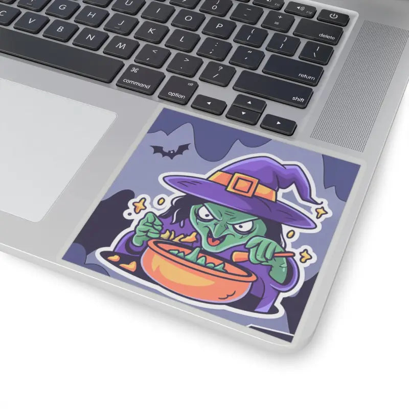 Enchant your World with Witch Cooking Kiss-cut Stickers - 4’’ × / Transparent Paper Products