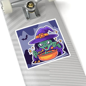 Witch Cooking Kiss-cut Stickers - Bold Magical Charm - Dipaliz - 6’’ × / White - Decorative