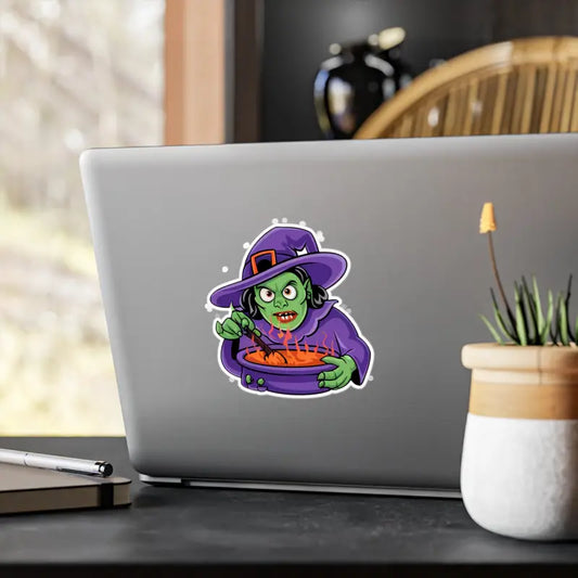 Witch Cooking Vinyl Decals: Enchant your Space with Magic - 6’’ x 8’’ / Kiss-cut / Satin Paper Products