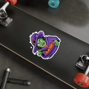 Witch Cooking Vinyl Decal Kiss-cut Border Craft Sticker - Dipaliz - Decorative Stickers