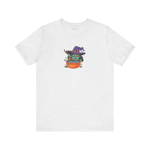 Soft Jersey Short Sleeve Witch Tee - Halloween - Dipaliz - T-shirts