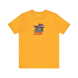 Soft Jersey Short Sleeve Witch Tee - Halloween - Dipaliz - T-shirts