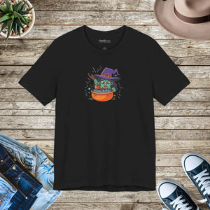 Soft Jersey Short Sleeve Witch Tee - Halloween - Dipaliz - T-shirts