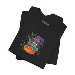 Soft Jersey Short Sleeve Witch Tee - Halloween - Dipaliz - T-shirts
