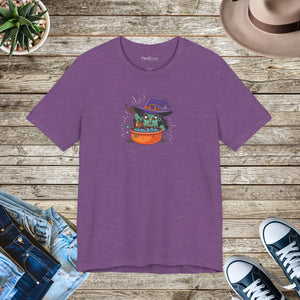 Soft Jersey Short Sleeve Witch Tee - Halloween - Dipaliz - T-shirts