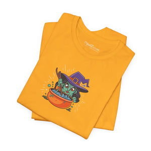 Soft Jersey Short Sleeve Witch Tee - Halloween - Dipaliz - T-shirts
