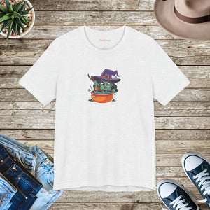 Soft Jersey Short Sleeve Witch Tee - Halloween - Dipaliz - T-shirts