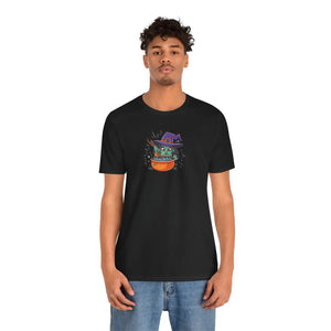 Soft Jersey Short Sleeve Witch Tee - Halloween - Dipaliz - T-shirts
