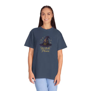 Unisex Graphic Tee Rich Color Witchy Vibes Garment Dyed - Dipaliz - T-shirts