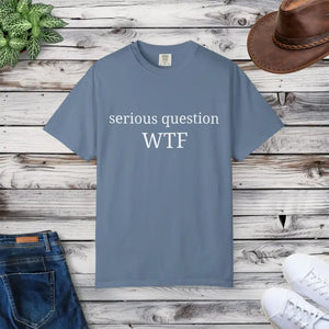 Funny Graphic Tee - Instant Giggles Soft Comfort - Dipaliz - Blue Jean / s - T-shirts