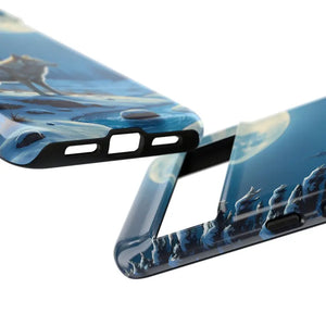 Moonlit Wolf Design Phone Case - Bold Wild Adventure Style - Dipaliz