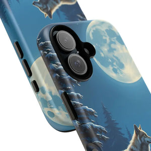 Moonlit Wolf Design Phone Case - Bold Wild Adventure Style - Dipaliz