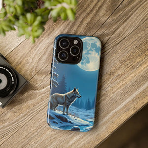 Moonlit Wolf Design Phone Case - Bold Wild Style - Dipaliz - Mobile Cases