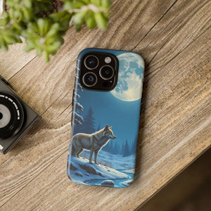 Moonlit Wolf Design Phone Case - Bold Wild Style - Dipaliz - Mobile Cases