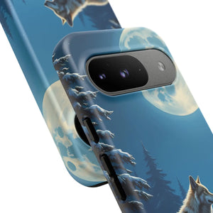 Moonlit Wolf Design Phone Case - Bold Wild Style - Dipaliz - Mobile Cases