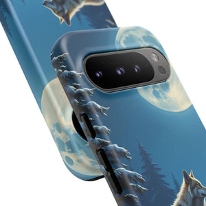 Moonlit Wolf Design Phone Case - Bold Wild Style - Dipaliz - Mobile Cases