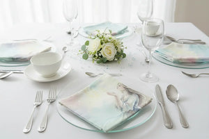 Dandelion Designs Cloth Napkins Set – Eco Polyester - Dipaliz