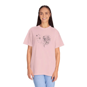 Woman and Dandelions Dreams Comfort Tee Cotton - Dipaliz - T-shirts