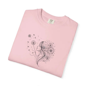 Woman and Dandelions Dreams Comfort Tee Cotton - Dipaliz - T-shirts