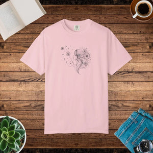 Woman and Dandelions Dreams Comfort Tee Cotton - Dipaliz - T-shirts