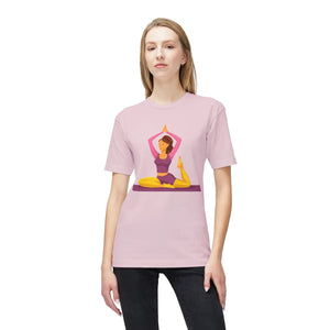 Minimalist Unisex Yoga Tee - Premium Cotton Comfort - Dipaliz - T-shirts - m