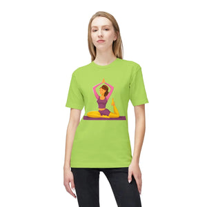 Minimalist Unisex Yoga Tee - Premium Cotton Comfort - Dipaliz - T-shirts - m