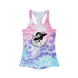 Vibrant Women’s Tie Dye Racerback - Bold Patterns - Dipaliz - Tank Tops