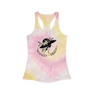 Vibrant Women’s Tie Dye Racerback - Bold Patterns - Dipaliz - Tank Tops