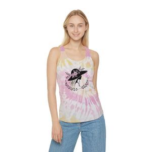 Vibrant Women’s Tie Dye Racerback - Bold Patterns - Dipaliz - Tank Tops