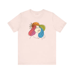 Timeless Unisex Jersey Tee - Flower Hat Cotton - Dipaliz - T-shirts