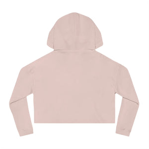 Pastel Flower Heart Cropped Hooded Sweatshirt - Dipaliz - Hoodies