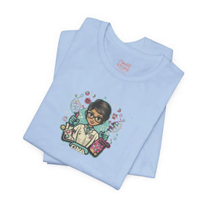 Soft Cotton Unisex Jersey Short Sleeve Tee - Biology Lab - Dipaliz - T-shirts