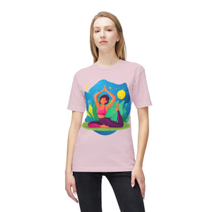 Soft Women Yoga Tee - Premium Cotton T-shirt - Dipaliz - T-shirts - s