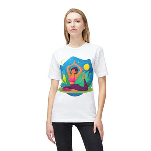 Soft Women Yoga Tee - Premium Cotton T-shirt - Dipaliz - T-shirts - s