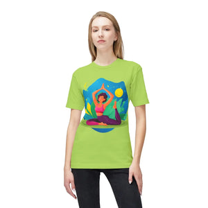Soft Women Yoga Tee - Premium Cotton T-shirt - Dipaliz - T-shirts - s