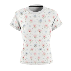 All Over Prints - Floral Pattern Women’s Tee Aop Cut & Sew Style - Dipaliz Xs / Black Stitching / 4 Oz.